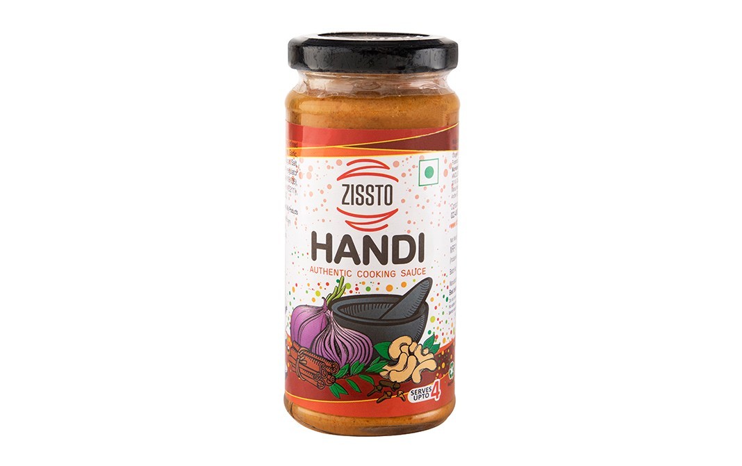 Zissto Handi Authentic Cooking Sauce   Glass Jar  250 grams